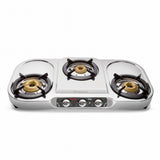 PREETHI TOPAZ 3B STAINLESS STEEL GAS STOVES
