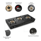 Glen CT 1030 GT Brass Burner Black 