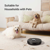 LVac Voice Pro Robotic Vacuum Cleaner & Mop with Wi-Fi Connectivity (Smart Voice Control, Black)