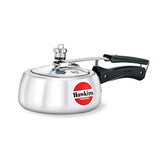 Hawkins Contura Pressure Cooker 1.5 Litre: HC15 with Hawkins Genuine 2 Gasket & 2 Safety Valve	