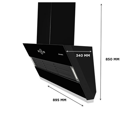 FABER HOOD VERTIGO FL SC AC BK 90