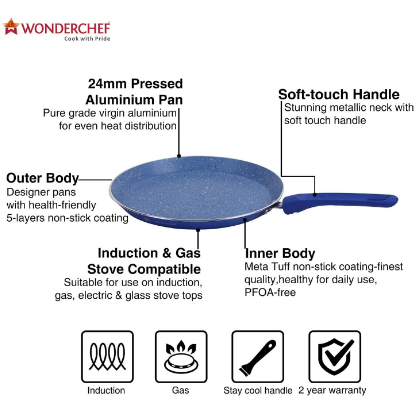 Wonderchef  Royal Velvet Blue Set