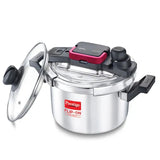 Prestige Flip-On Tri-Ply Stainless Steel Pressure Cooker 3 L 180M With Glass Lid 20711