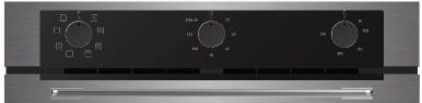 ELICA 72 LITRES BUILT IN OVEN EPBI INOX NERO 962 MMF MECHANICAL CONTROL
