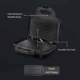 Sandwich Toasters With fixed Grill Plate, PGMFB