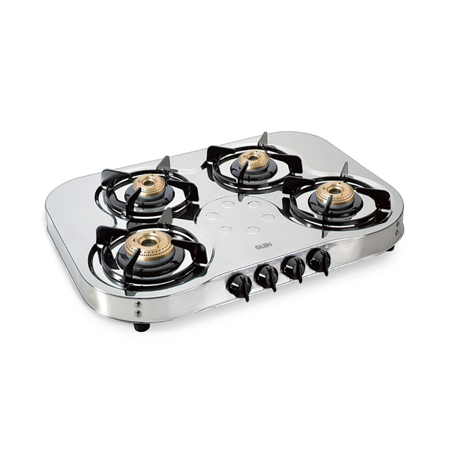 Glen CT 1045 SS HF BB 4 Burner Stainless Steel Gas