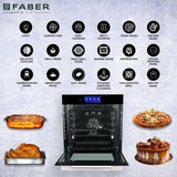 Faber Built In Oven FBIO 83L 18F TFT BK