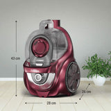 Tornado Canister Vacuum Cleaner