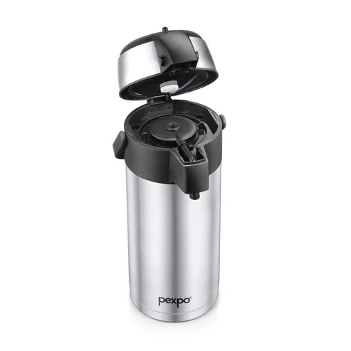 Pexpo AquaPort Double Walled Vacuum Insulated -Coffee/Tea Carafe Heat & Cold Retention 2500 ML