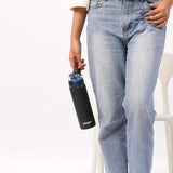 Pexpo Arctic SS Water Bottle with Double Lock Sipper Cap 800 ML Teal Blue