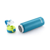 Pexpo Arctic SS Water Bottle with Double Lock Sipper Cap 800 ML Teal Blue