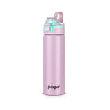 Pexpo Arctic SS Water Bottle with Double Lock Sipper Cap 800 ML Teal Blue