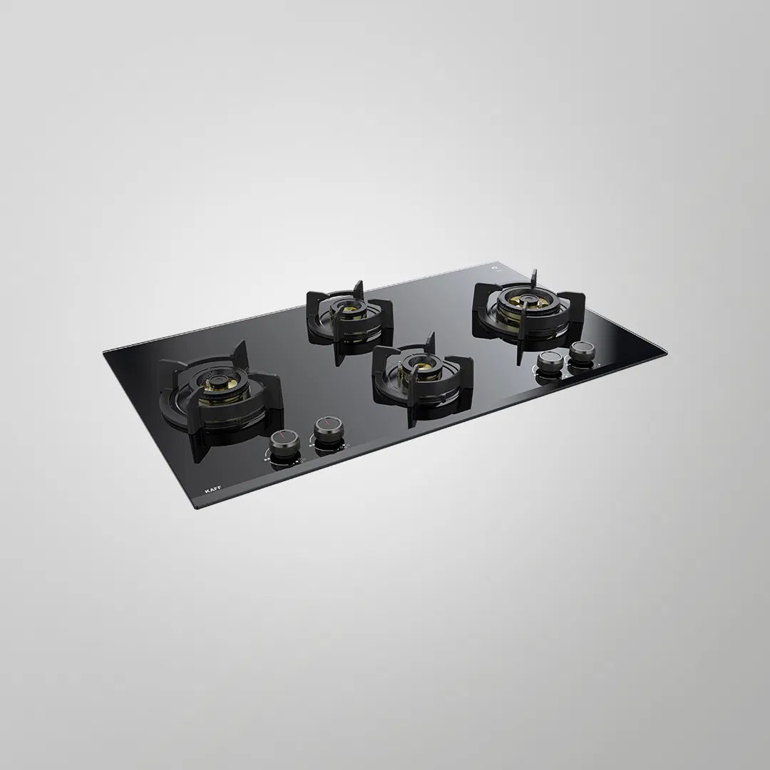 ASF 94V 90cm 4 Burner Built-in Hob with Full FFD, Brass Burners & Cast Iron Pan Support
