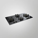ASF 94V 90cm 4 Burner Built-in Hob with Full FFD, Brass Burners & Cast Iron Pan Support