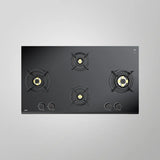 ASF 94V 90cm 4 Burner Built-in Hob with Full FFD, Brass Burners & Cast Iron Pan Support