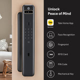 Luna Pro+ Smart Lock with Face scan technology, Fingerprint, PIN, RFID and Manual Key (Bluetooth Module and Wifi Bridge Included)
