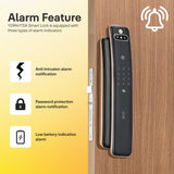 Luna Pro+ Smart Lock with Face scan technology, Fingerprint, PIN, RFID and Manual Key (Bluetooth Module and Wifi Bridge Included)