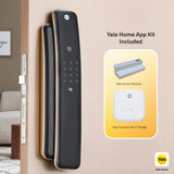 Yale Luna Pro Smart Lock with Fingerprint, PIN, RFID and Manual Key (Bluetooth Module and Wifi Bridge Included)