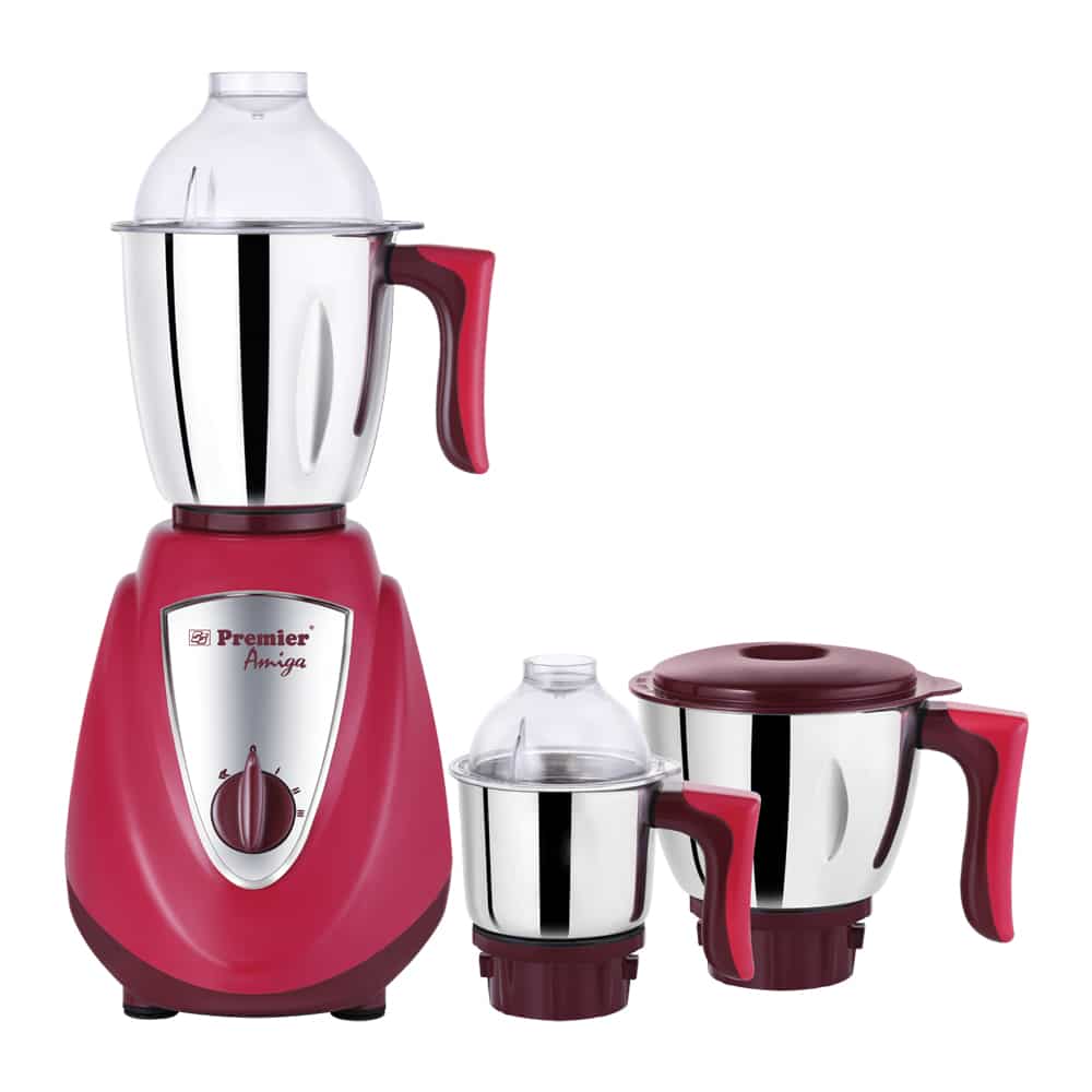 Premier Amiga Mixer Grinder MG5142 750 Watts Burgundy