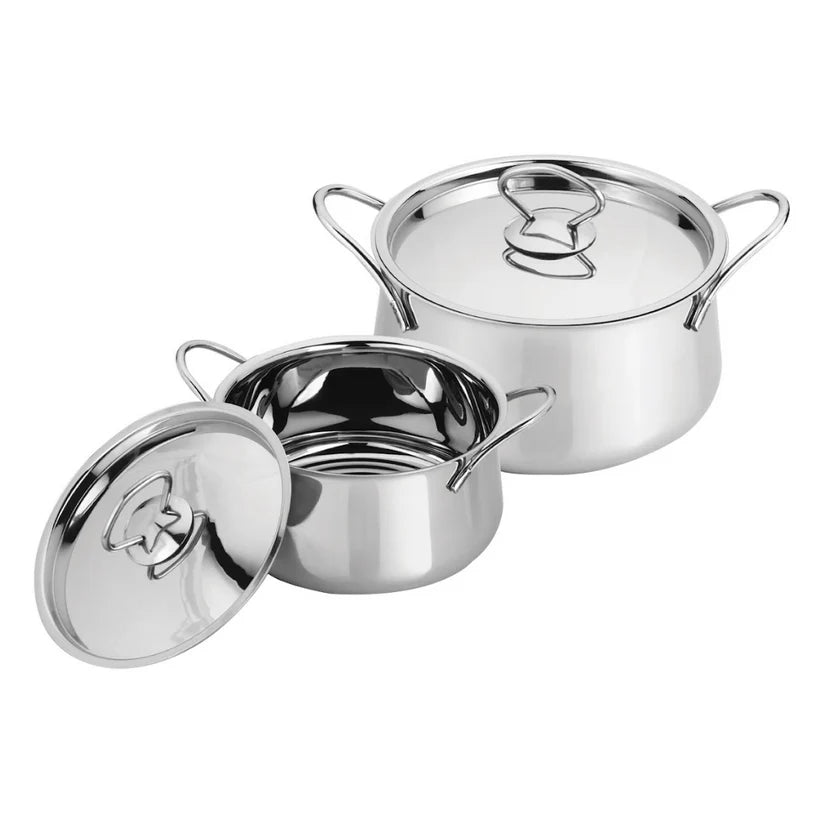 IB Apple Handi With Steel Lid 2 Pcs (1.1L + 1.5L)