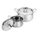 IB Apple Handi With Steel Lid 2 Pcs (1.1L + 1.5L)