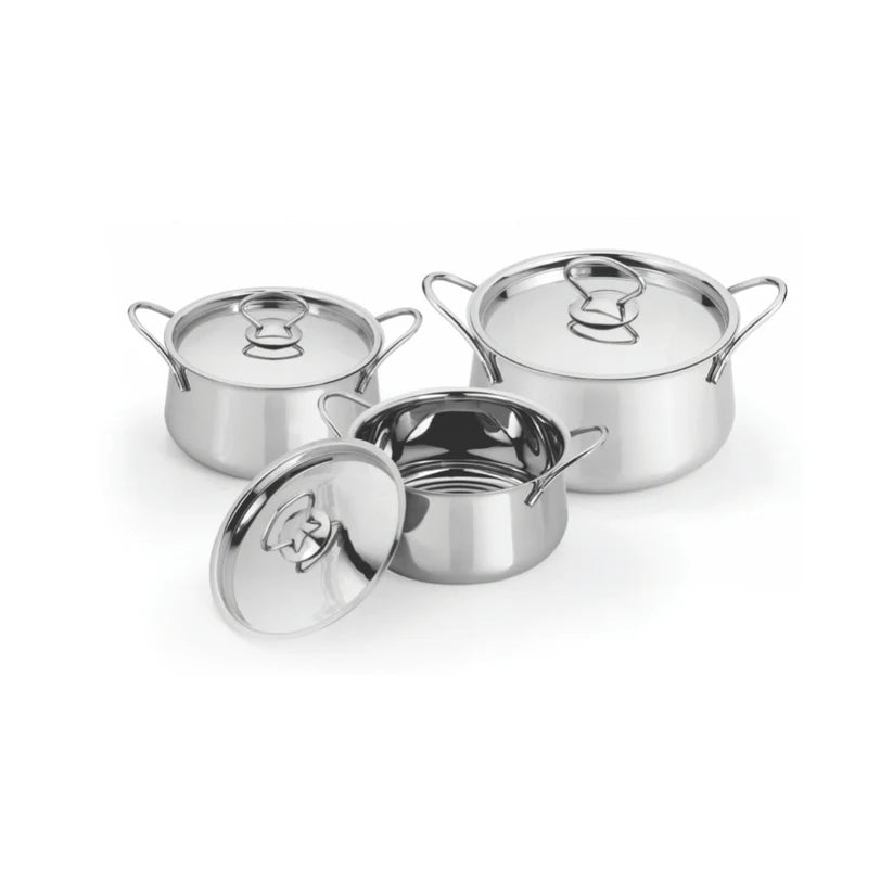 Apple Handi Plain With Steel Lid Set 1500ml