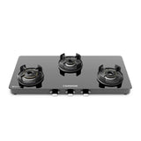 Regal Pro 3 Burner Gas Stove Toughened Glass Cooktop Manual Ignition
