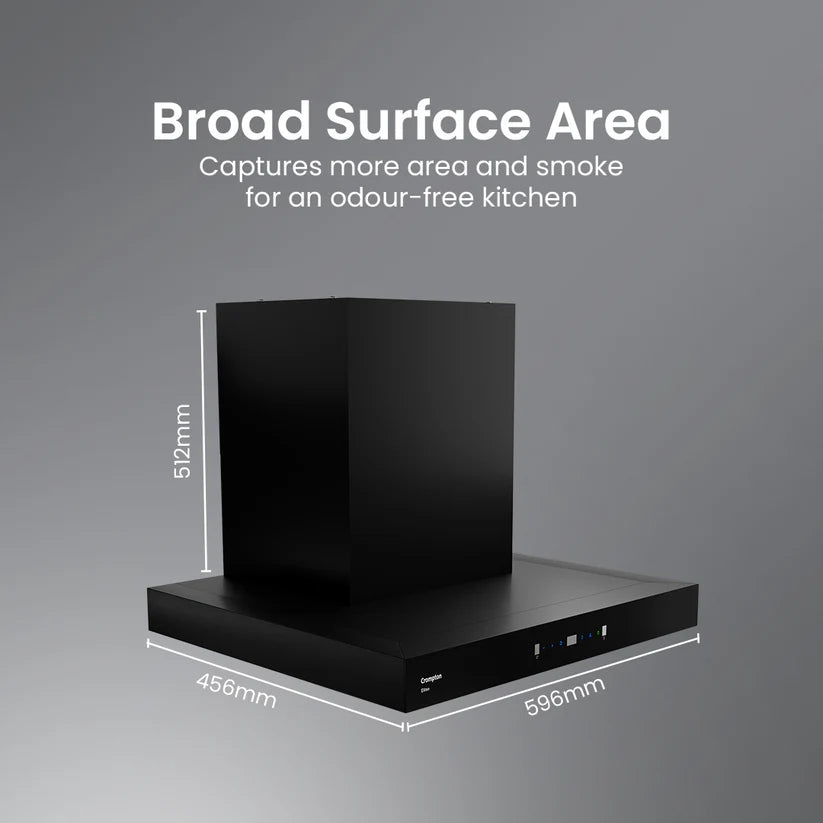 CHD-ELB60FLE-IND 60cm Filterless Wall Mounted Chimney Eliteo Box Series
