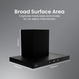 CHD-ELB75FLE-IND 75cm Filterless Wall Mounted Chimney Eliteo Box Series