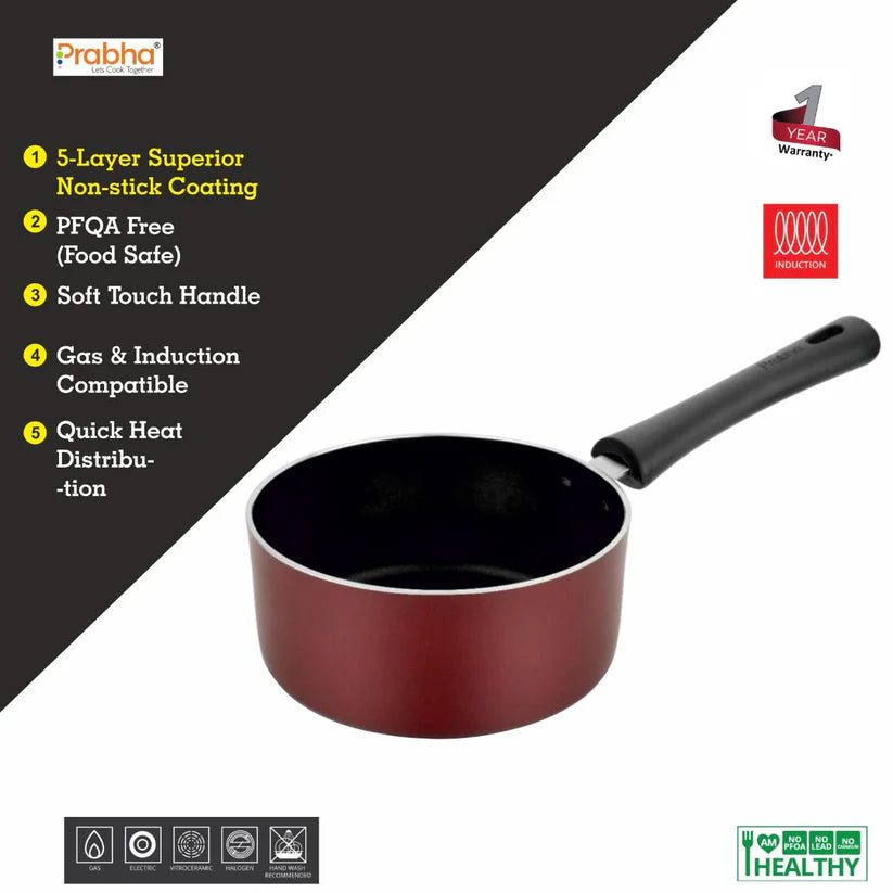 Astrid Nonstick Saucepan With Lip, 1.5 Litre
