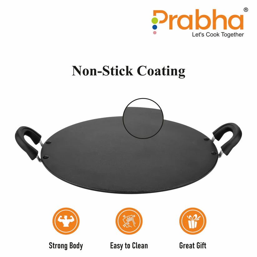 Non-Stick Round Astrid Pathiri Tawa With Bakelite Handles