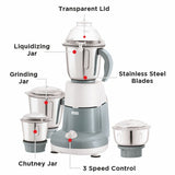 Excel Pro 750W Mixer Grinder with Powerful Motor, 4 SS Jars, B261