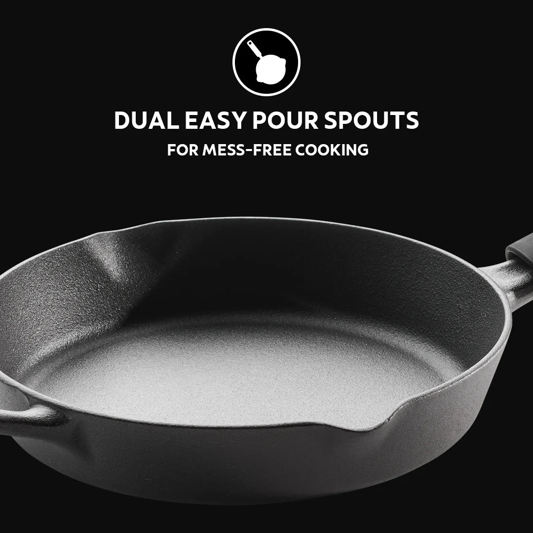 Tramontina Titanex 20 cm Pre-Seasoned Cast Iron Fry Pan