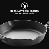Tramontina Titanex 20 cm Pre-Seasoned Cast Iron Fry Pan