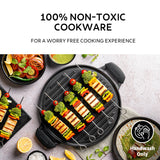 Tramontina Titanex 30 cm Pre-Seasoned Cast Iron Reversible Grill Pan/Tawa