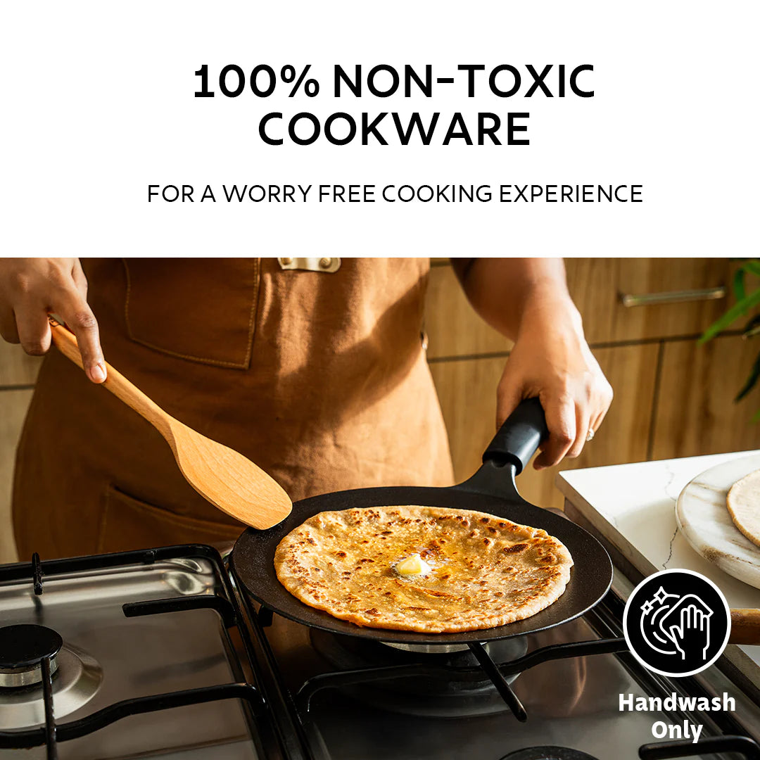 Tramontina Titanex 26 cm Pre-Seasoned Cast Iron Roti Tawa