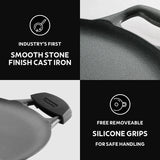 Tramontina Titanex 28 cm Pre-Seasoned Cast Iron Dosa Tawa