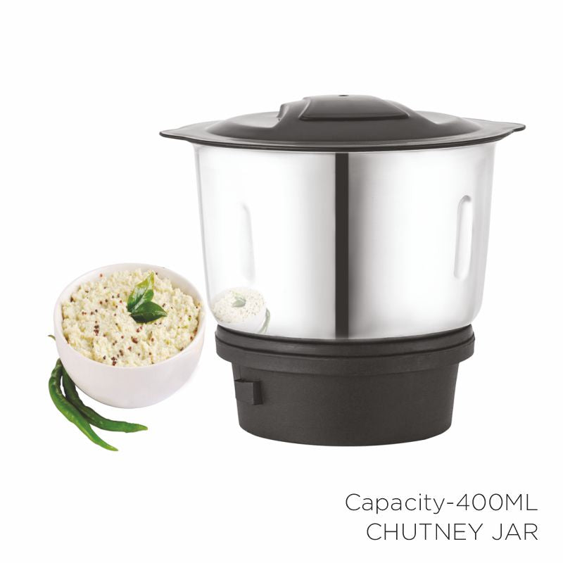 BOSS Comfort Plus 500W Mixer Grinder with Powerful Motor, 3 SS Jars