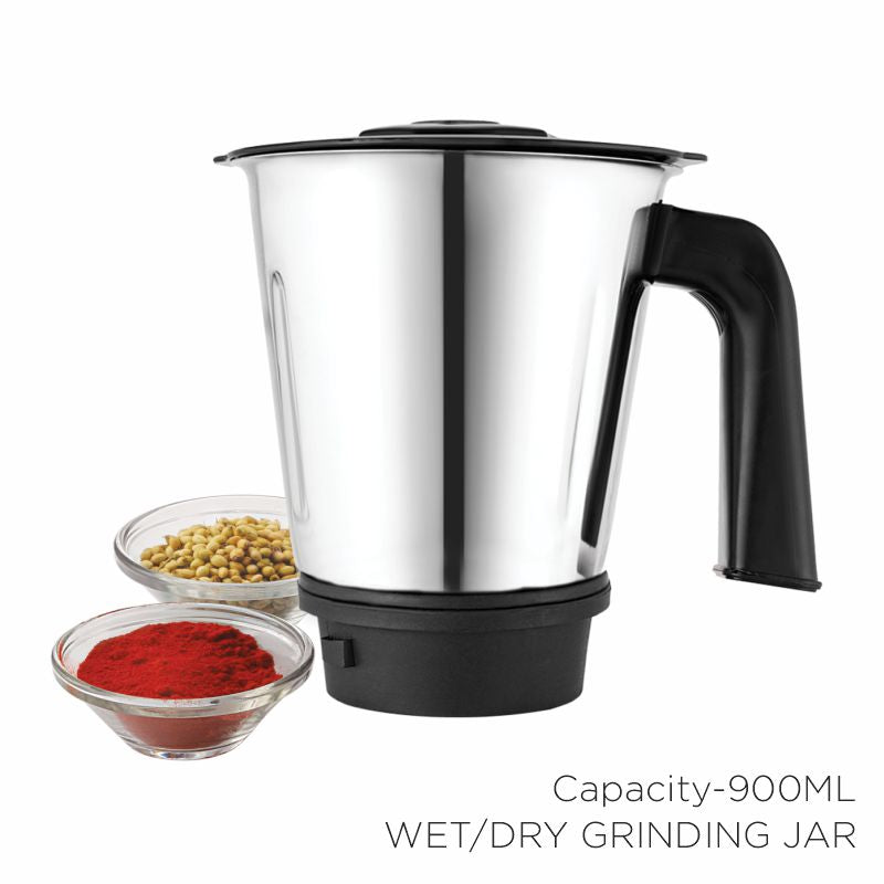 BOSS Comfort Plus 500W Mixer Grinder with Powerful Motor, 3 SS Jars