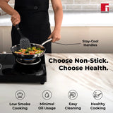 Hitech Tri-Ply Stainless Steel Non-Stick Prism Frypan, 24cm - Induction Bottom - BG-31146-MM