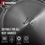 Hitech Tri-Ply Stainless Steel Non-Stick Dosa Tawa 32cm, PFAS-free, Eterna coating - Induction Bottom  32 cm BG-31136-MM