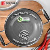 Hi-Tech Giro x Triply with Honeycomb Ceramic Coating Serving Pan 24cm (3.3 L)