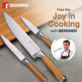 Olive Garden Stainless Steel 3 Pcs Knife Set, Ideal for Cutting, Dicing, Slicing etc BG-39194