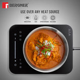 Argent Tri-Ply Stainless Steel 26cm Tasra without Lid, Less Oil Use - Induction Bottom  BGIN-1225
