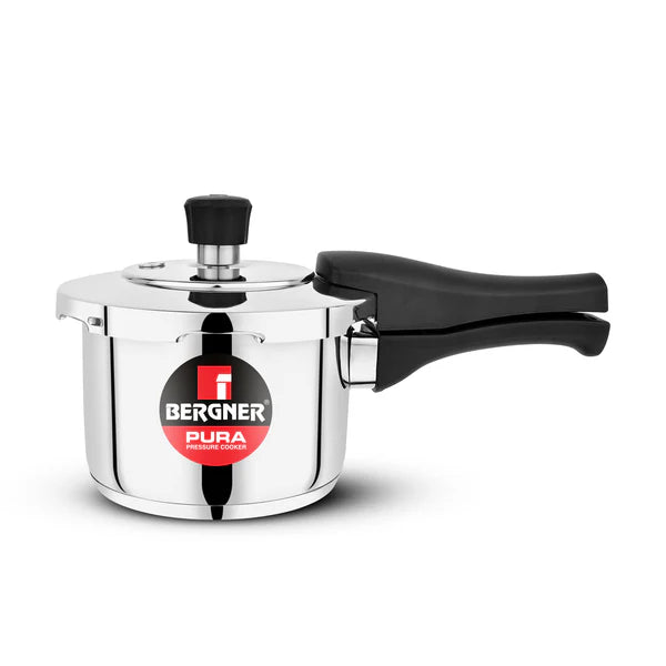 Pura Stainless Steel Outer Lid Pressure Cooker, Tri-Ply Induction Bottom BGIN-1860