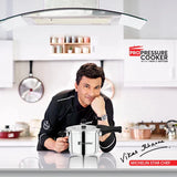 Pura Stainless Steel Outer Lid Pressure Cooker, Tri-Ply Induction Bottom BGIN-1864