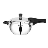 5.5L Pura Stainless Steel Belly Shape Outer Lid Pressure Cooker, Tri-Ply Induction Bottom  BGIN-1868