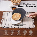 Bellini Plus Aura 5-Layer Non-Stick Concave Roti Tawa, Thickness 4mm - Induction Bottom-BGIN-2216-BK