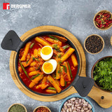 Senator Die-Cast Non-Sticka Kadai With Glass Lid, Minimal Oil Use for Healthy Cooking - Induction Bottom 24 cmBGIN-2570
