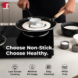 Bellini Plus Aura 5-Layer Non-Stick Dosa Tawa, Thickness 4mm - Induction Bottom-BGIN-31250-BK